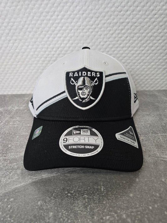 Raiders Cap schwarz weiß