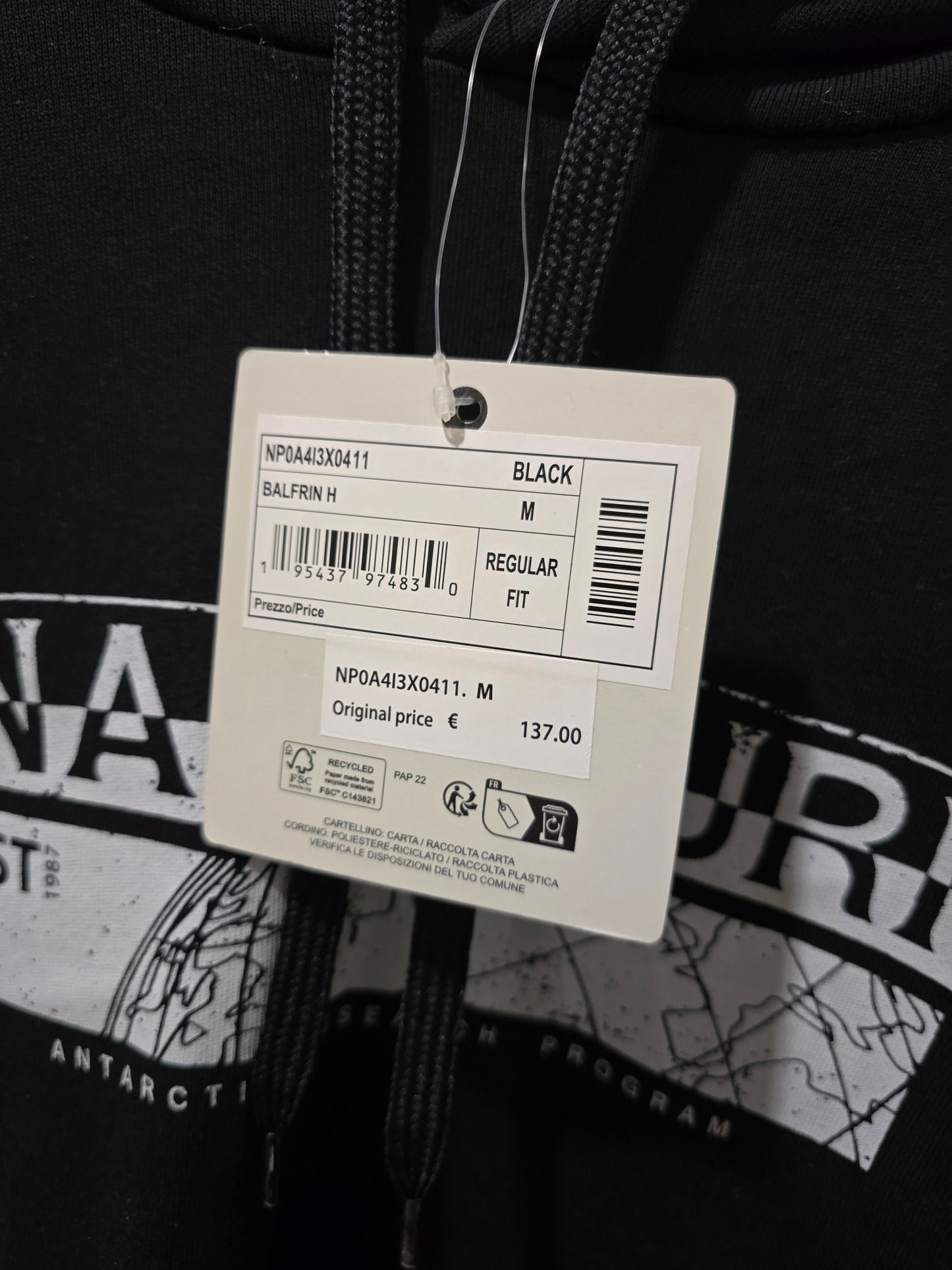 (90) NAPAPIJRI Hoodie schwarz