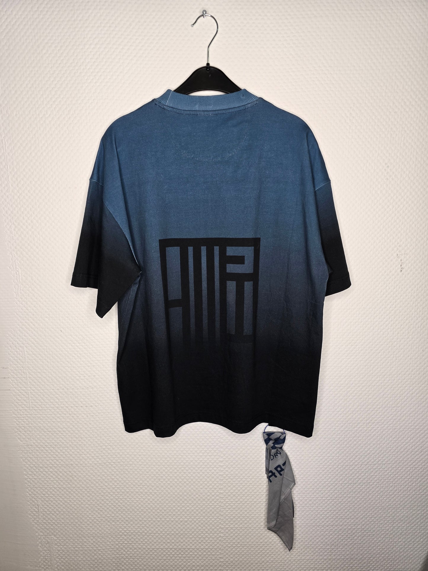 (5) Alessandro Magno T Shirt Midnight Blue blau Oversize