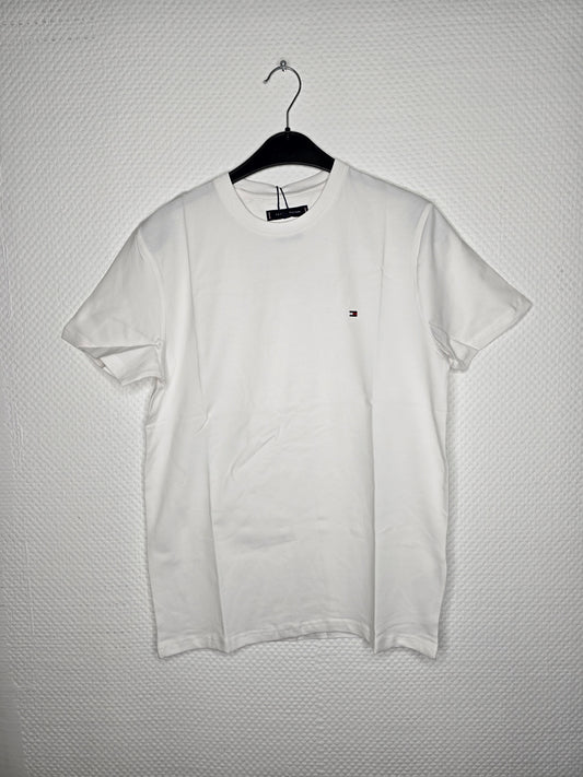 (7) Tommy Hilfiger T Shirt weiß schlicht