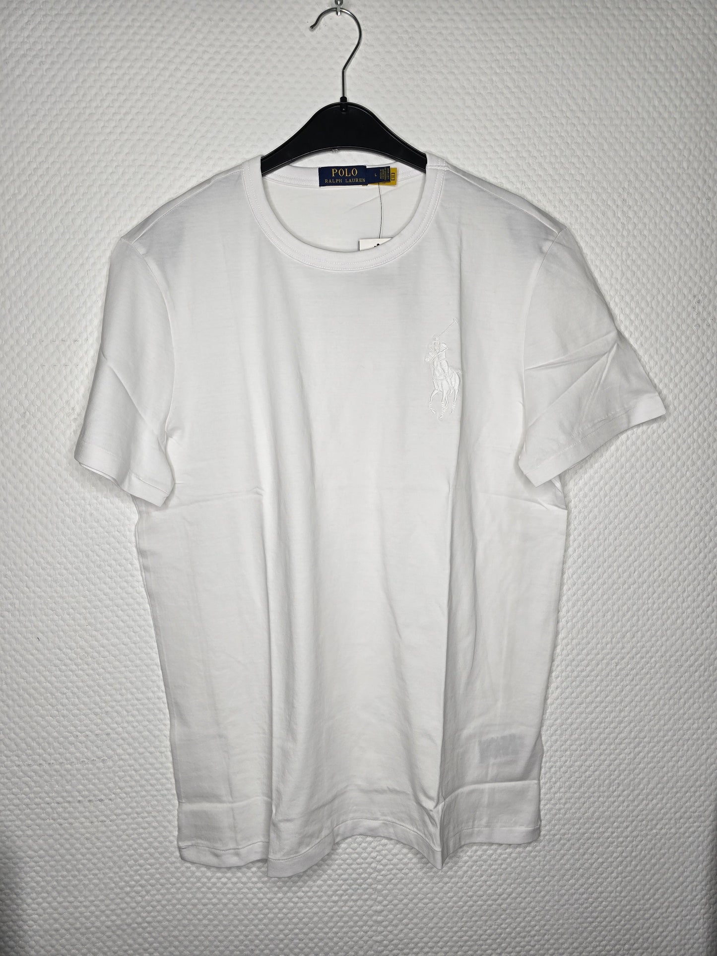 (11) Ralph Lauren T Shirt gestickt weiß