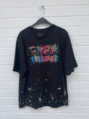 Carlo Colucci Tshirt schwarz bunt