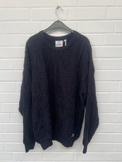 Carlo Colucci 3D Strickpullover Pullover blau dunkelblau C10006 COL 19