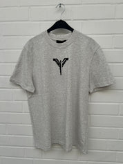 (54) Carlo Colucci Tshirt Organic premium Cotton grau Unisex Comfort Fit