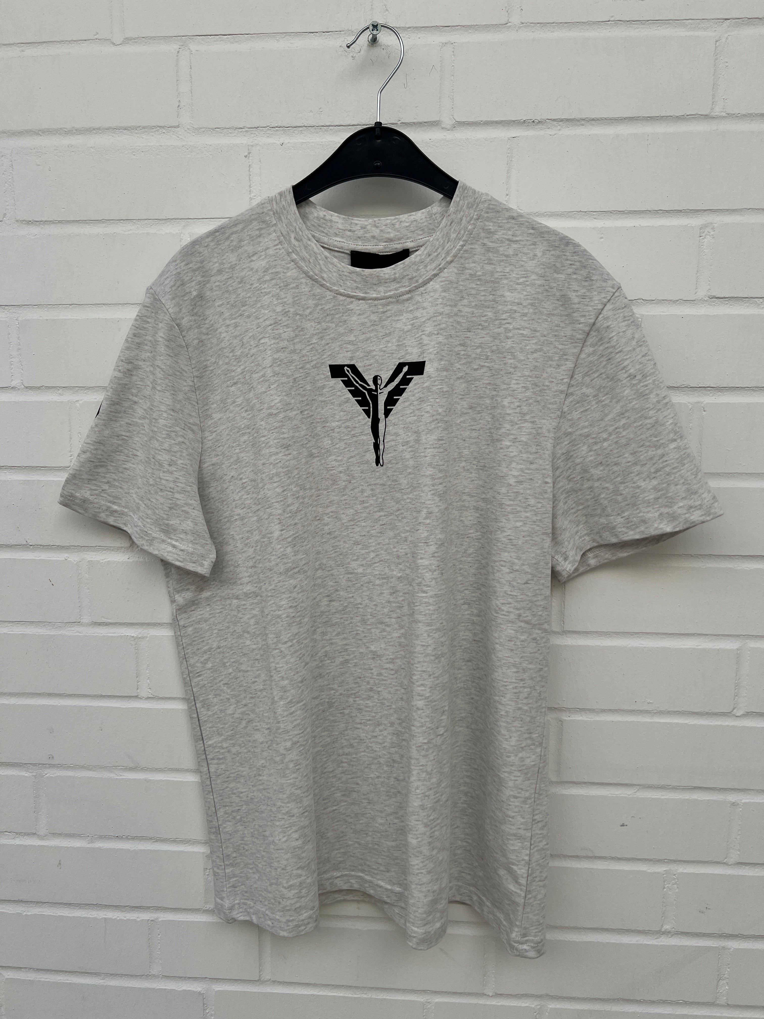 (54) Carlo Colucci Tshirt Organic premium Cotton grau Unisex Comfort Fit