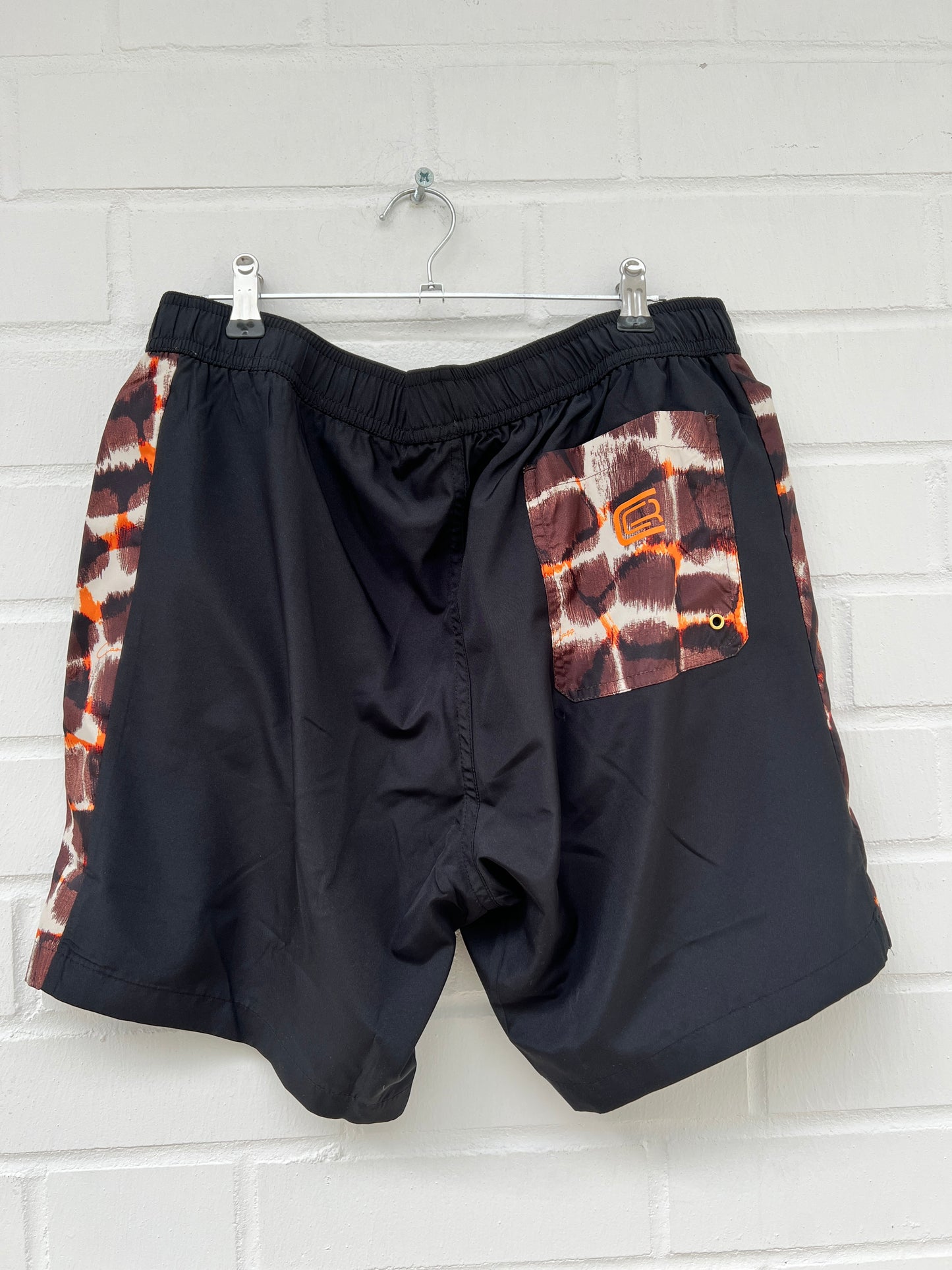 Badehose schwarz braun muster Gr.M