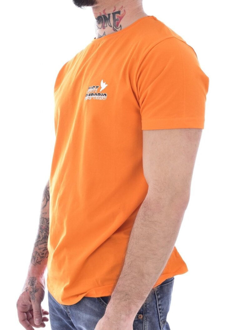 (14) Just Emporio Shirt orange Rücken Logo