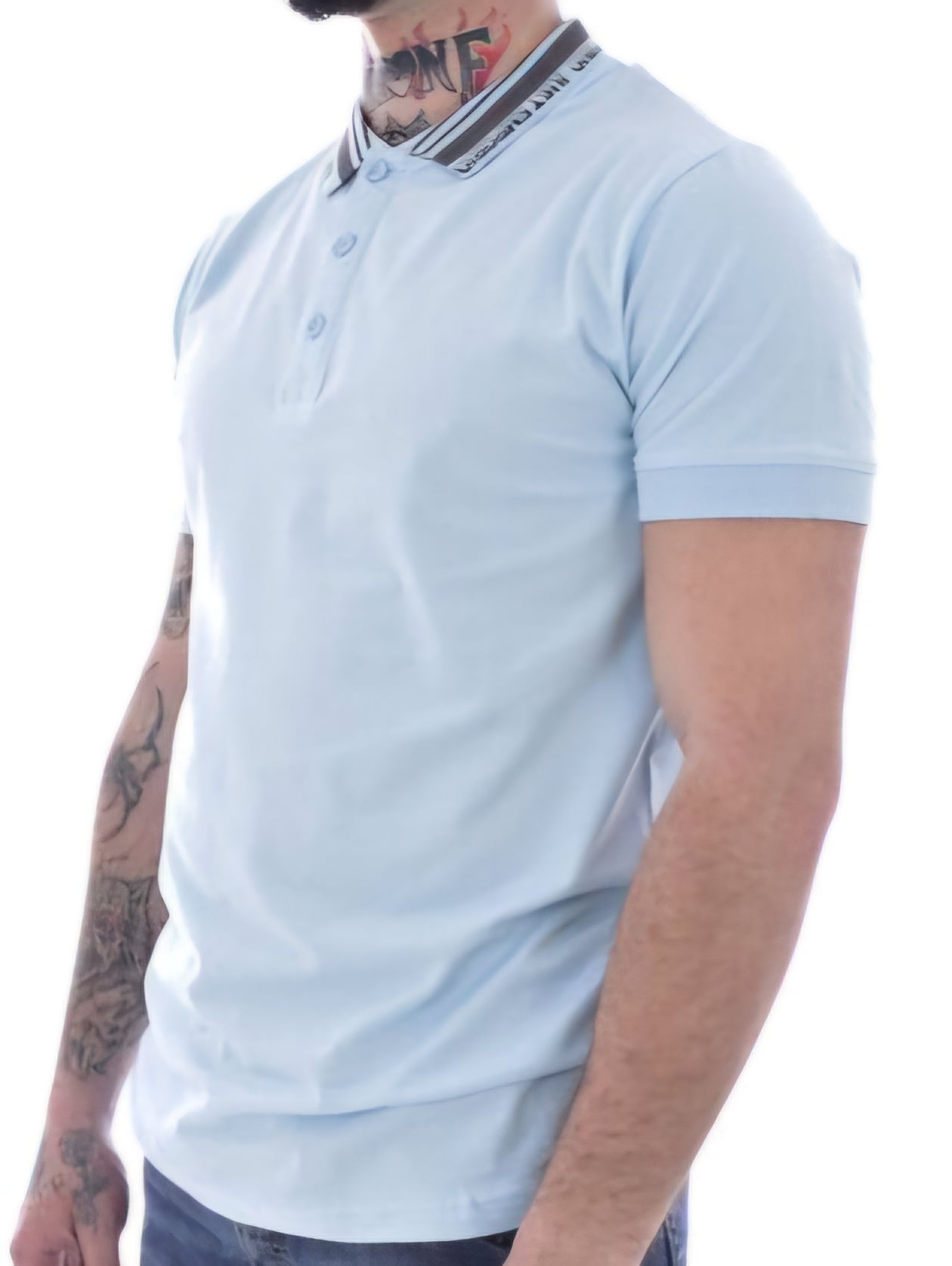 (9) Just Emporio Je Peltim Poloshirt hellblau