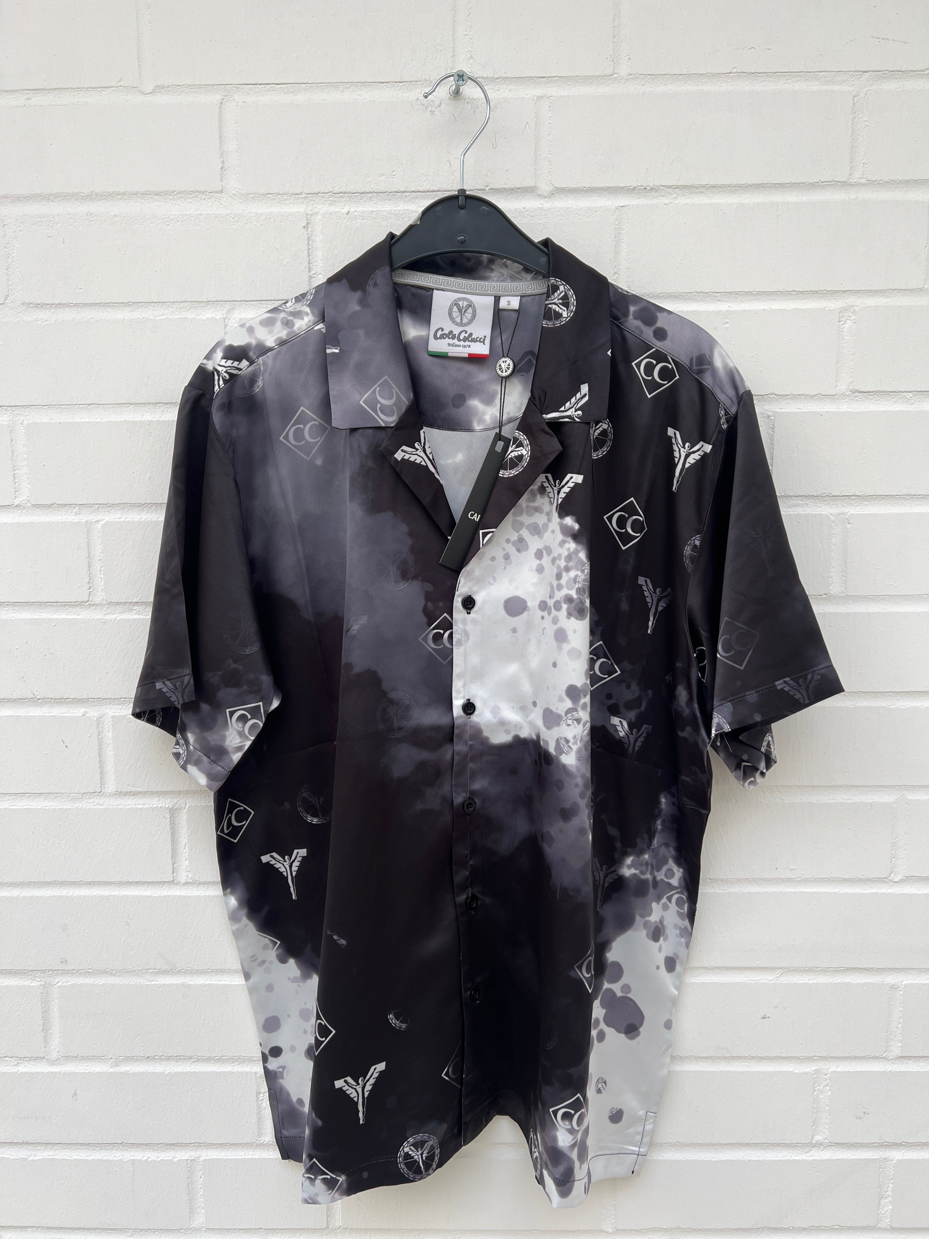 (Stange4) Carlo Colucci Satin Set schwarz GrS