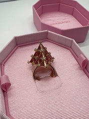 SWAROVSKI Pyramid Curiosa Cocktail Ring Rot Gold (5610826)