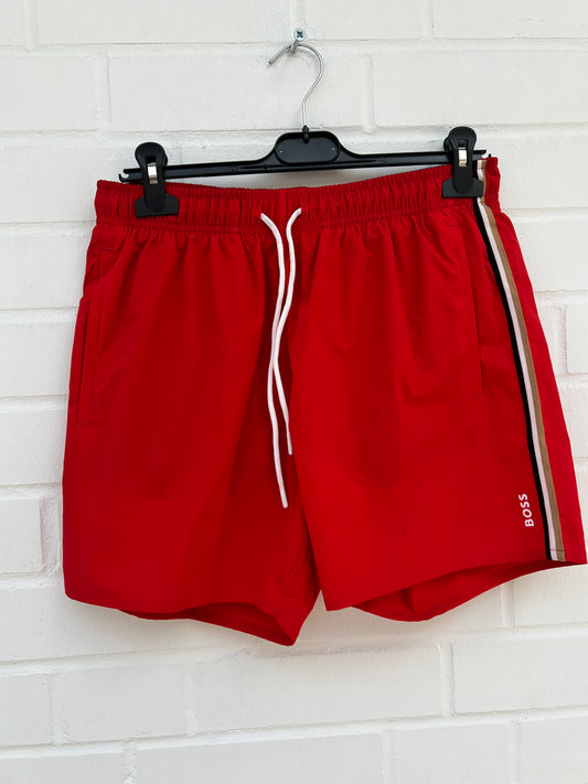 (28) Badehose rot streifen
