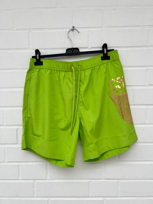 Badehose neongrün gold Gr.M