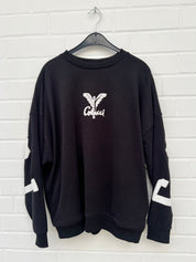 Carlo Colucci Sweatshirt schwarz