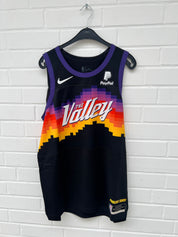 (Stange4) NBA Valley Trikot schwarz bunt Gr.L
