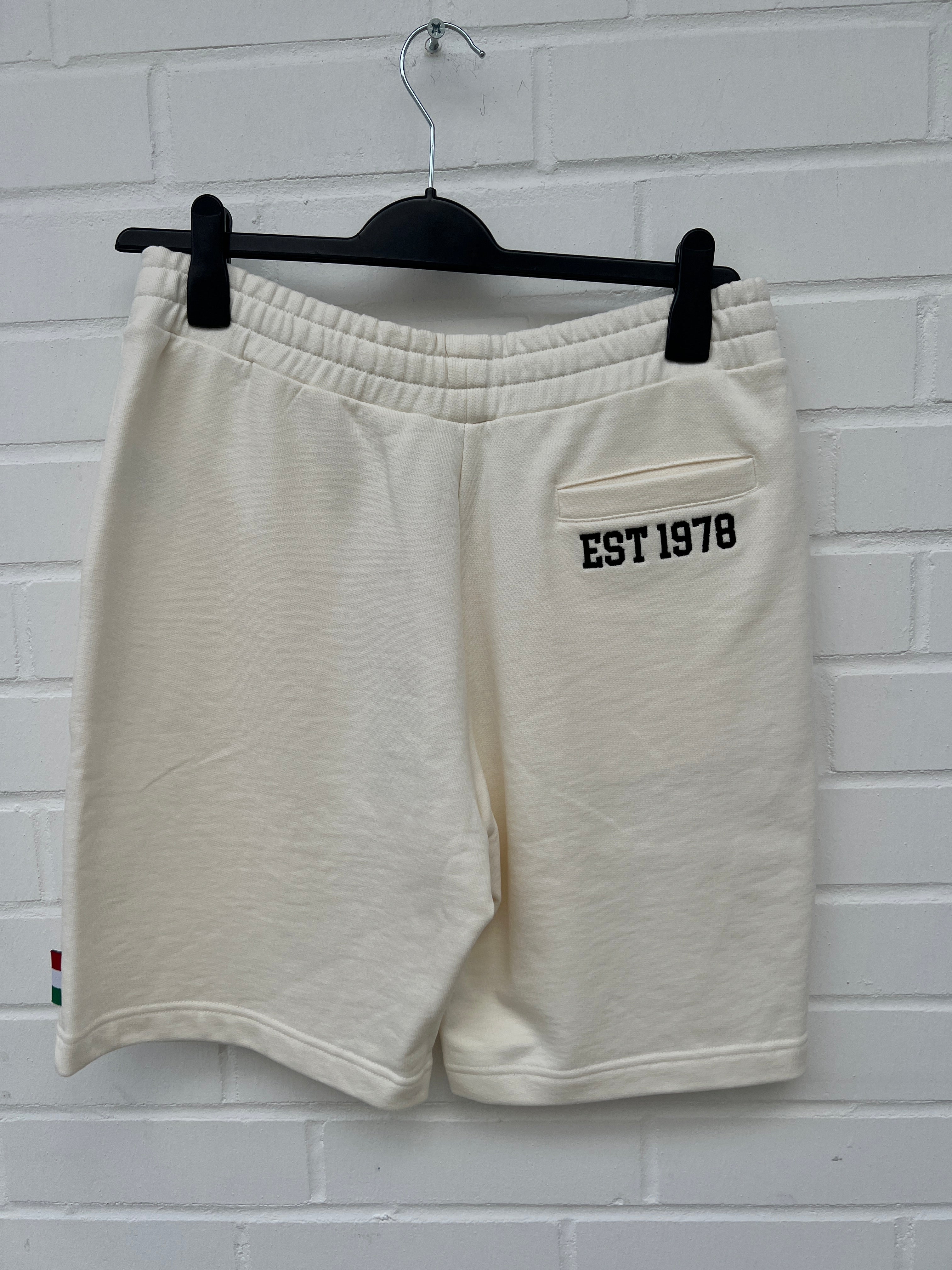 (154) Carlo Colucci 2er Set Pullover Short Sonne Mond creme