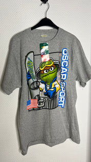 Vintage Grough Sesam Street Tshirt grau Gr.L Hergestellt 1990