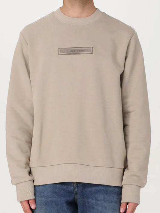 (15) Calvin Klein Sweatshirt beige SLIM FIT