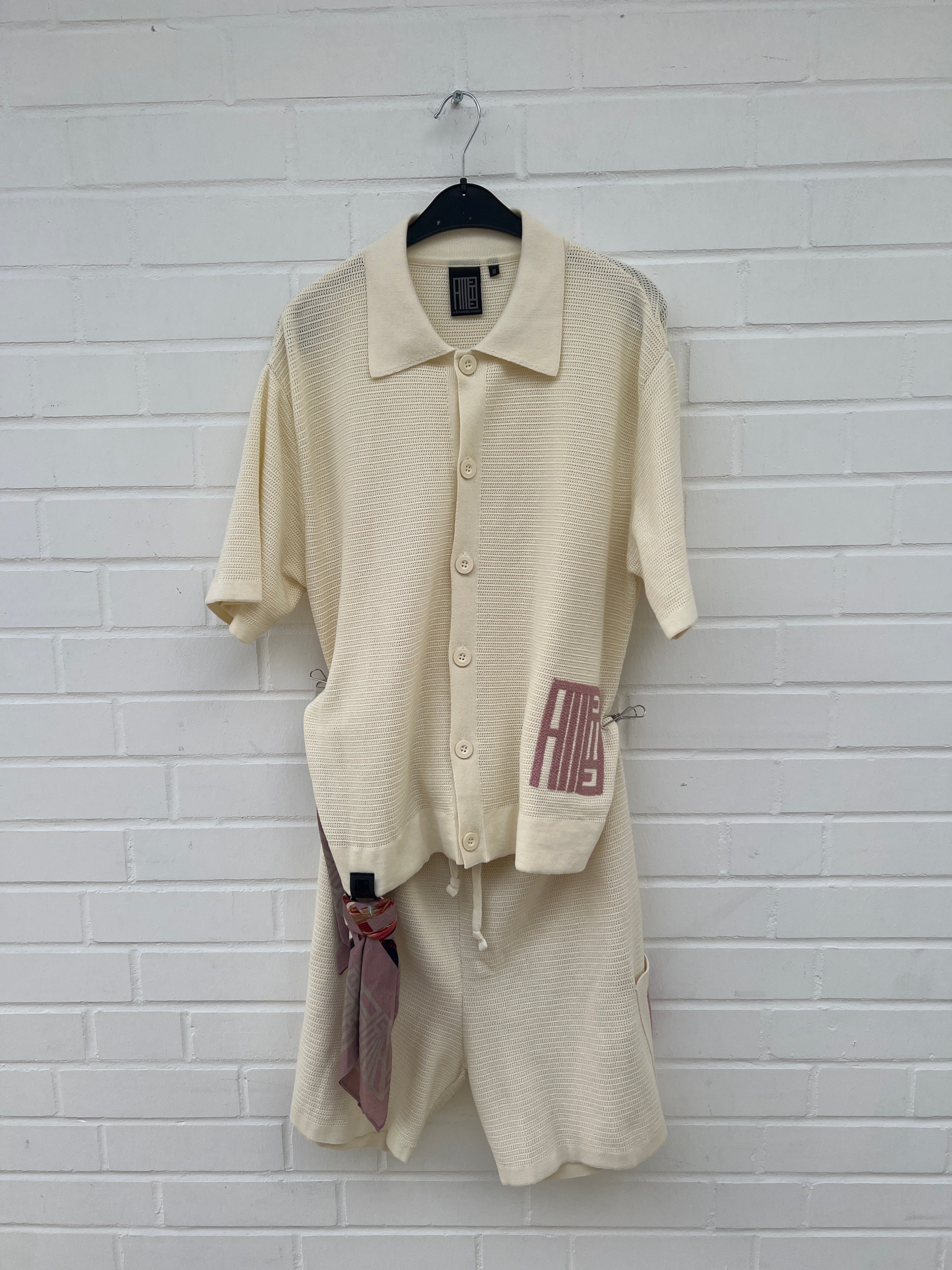 Alessandro Magno Sommer Set Creme weiß