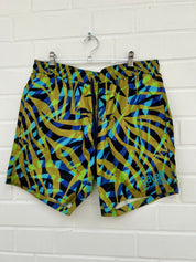 Badehose grünblau muster Gr.M