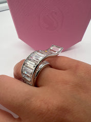 SWAROVSKI Matrix Ring White Rhodium (5600787)