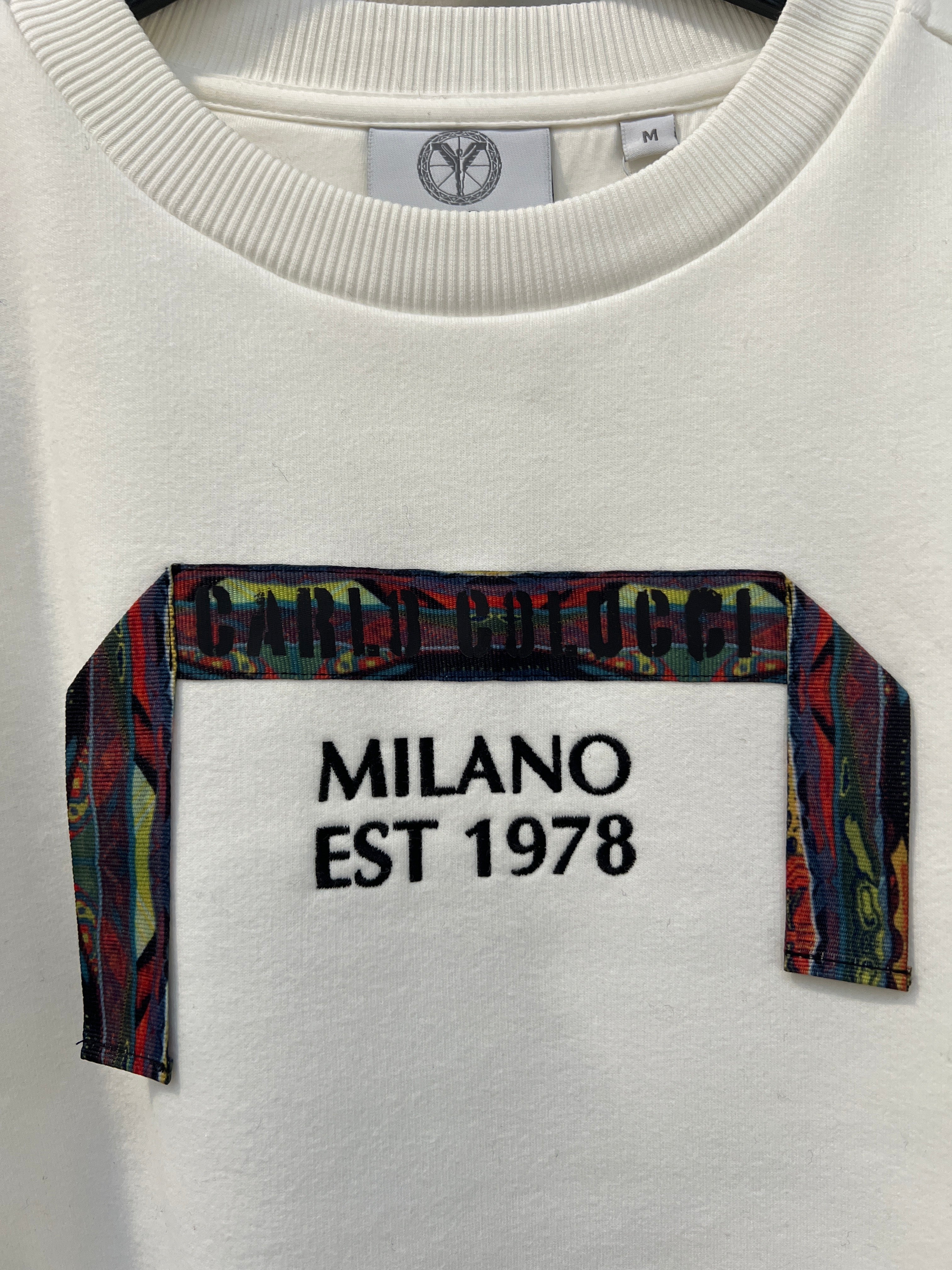 Carlo Colucci Sweatshirt weiß