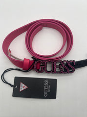 GUESS Gürtel Pink Glitzer