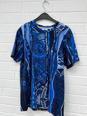 (15) Carlo Colucci Tshirt blau