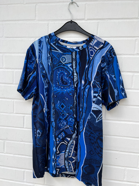 (15) Carlo Colucci Tshirt blau