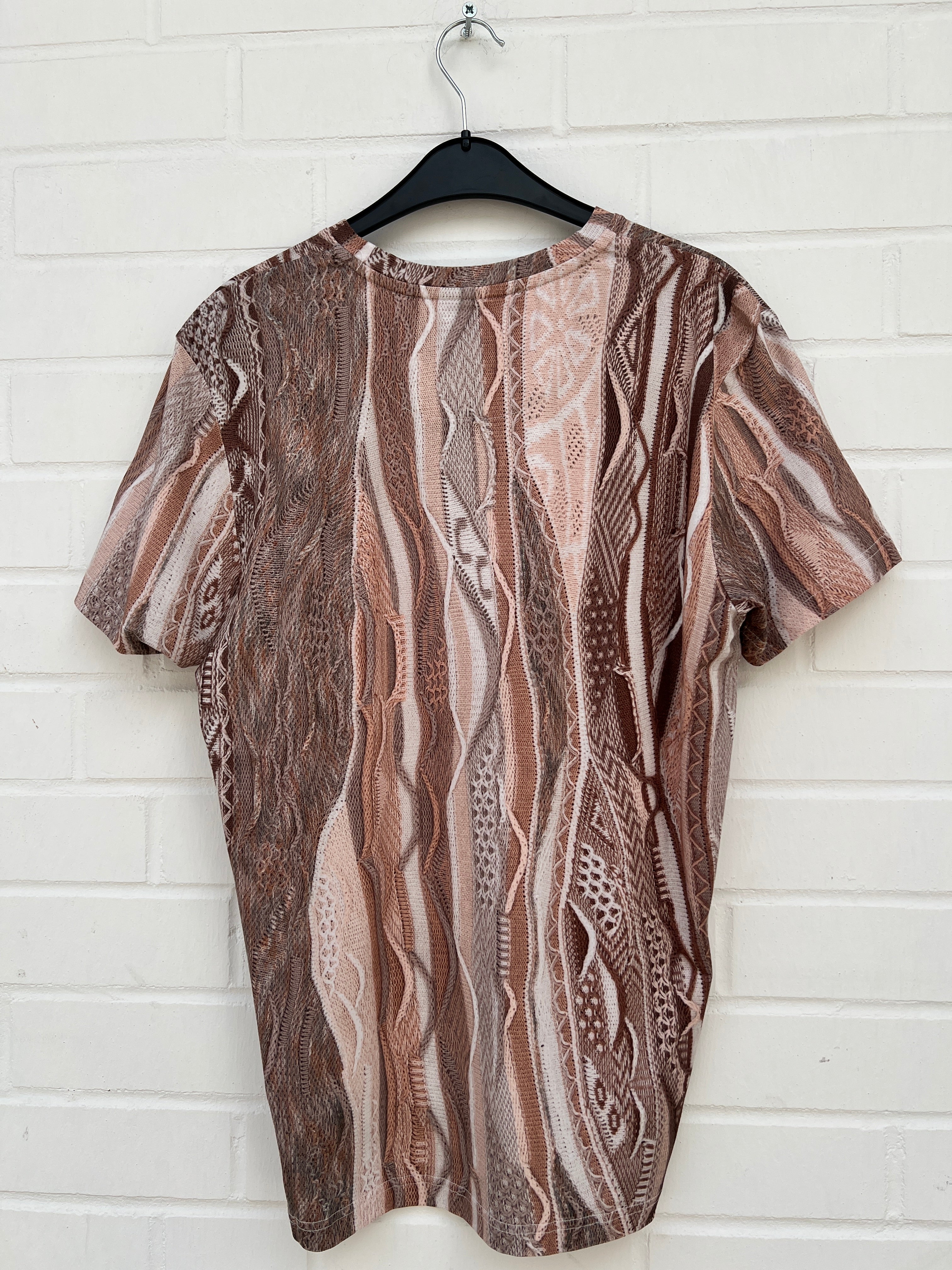 (Stange2) CC Tshirt beige muster Gr.M