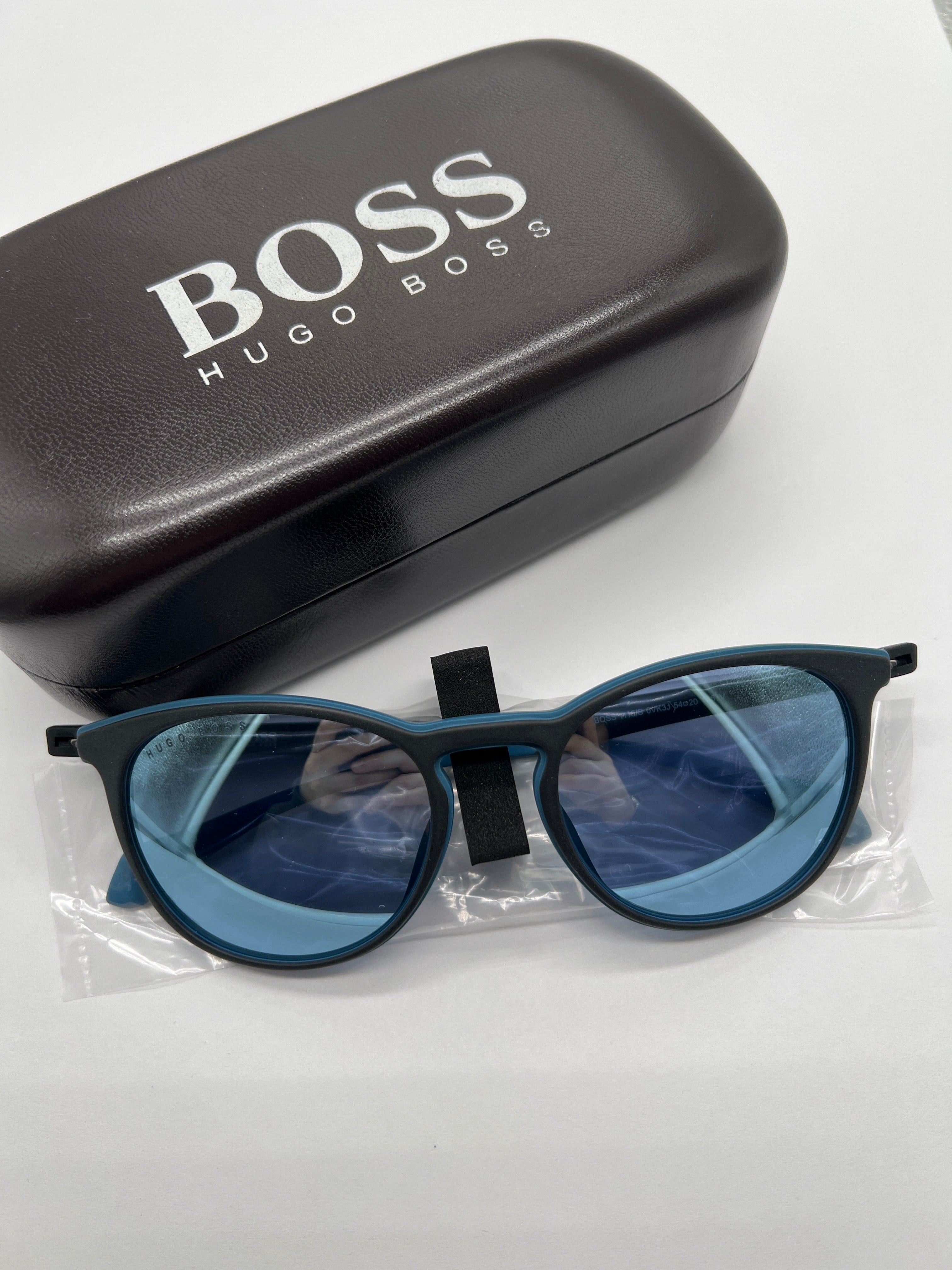 Sonnenbrille Men blau schwarz
