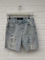 REPLAY Ripped Jeans Short hellblau Gr27
