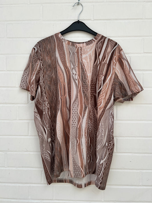 (Stange2) CC Tshirt beige muster Gr.M