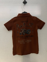 POLO Ralph Lauren Kids Poloshirt Braun Muster