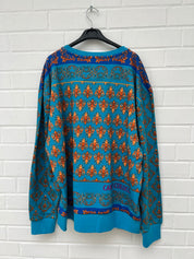 (Stange4) Carlo Colucci Sweater/Short Set blaubunt Gr4XL