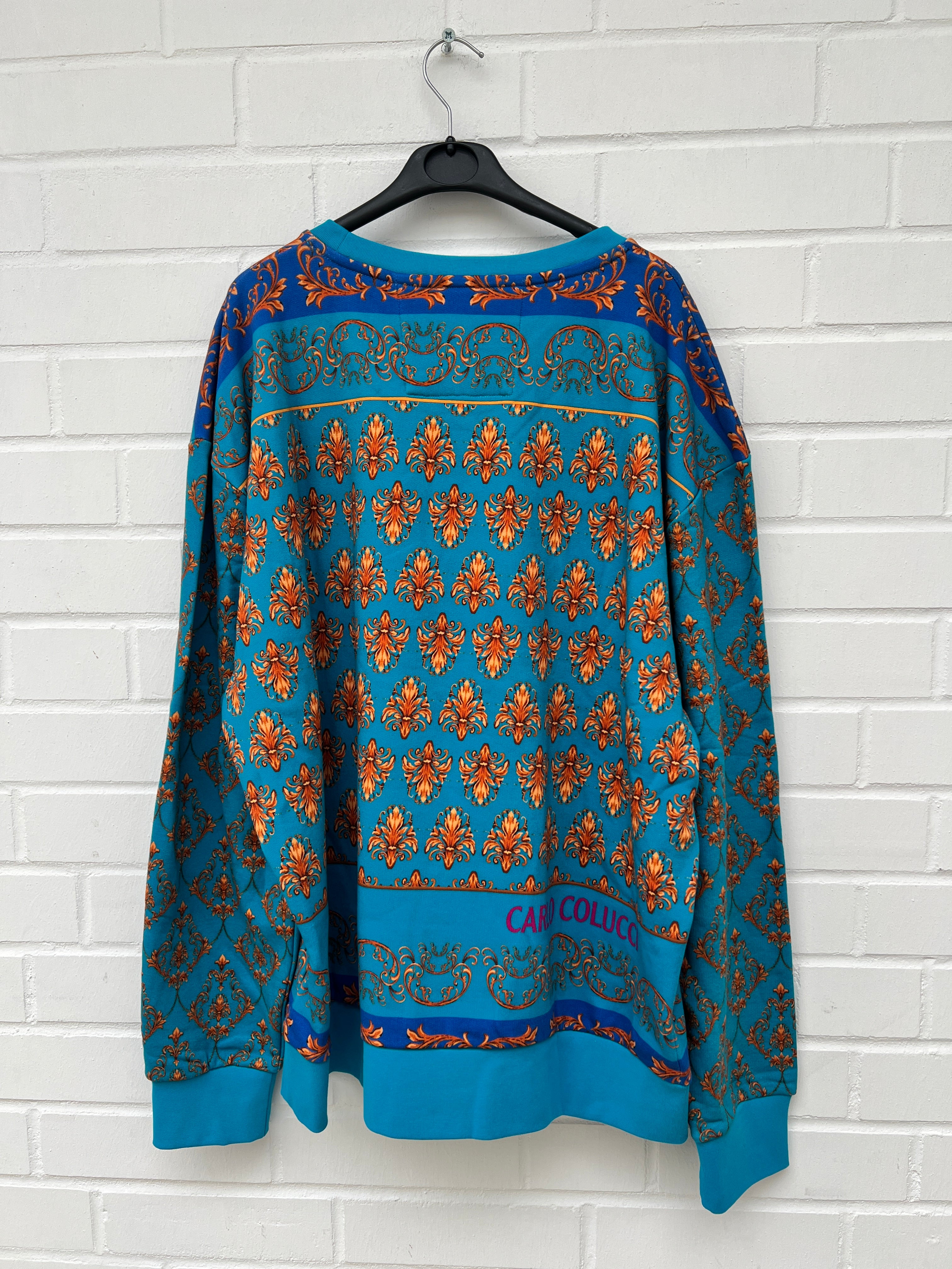 (Stange4) Carlo Colucci Sweater/Short Set blaubunt Gr4XL
