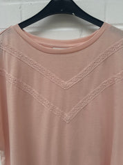 Only Curve Tshirt rosa GrM(46/48)