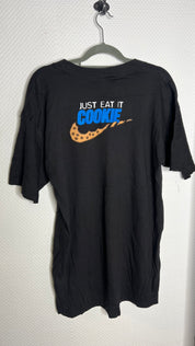 Vintage Just Eat Cookie Tshirt Schwarz Blaz Gr.L