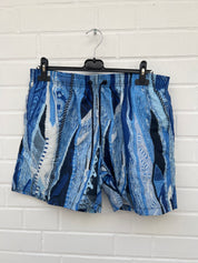 (195) Carlo Colucci Badehose blau