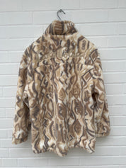 Carlo Colucci Teddyjacke Knöpfe creme