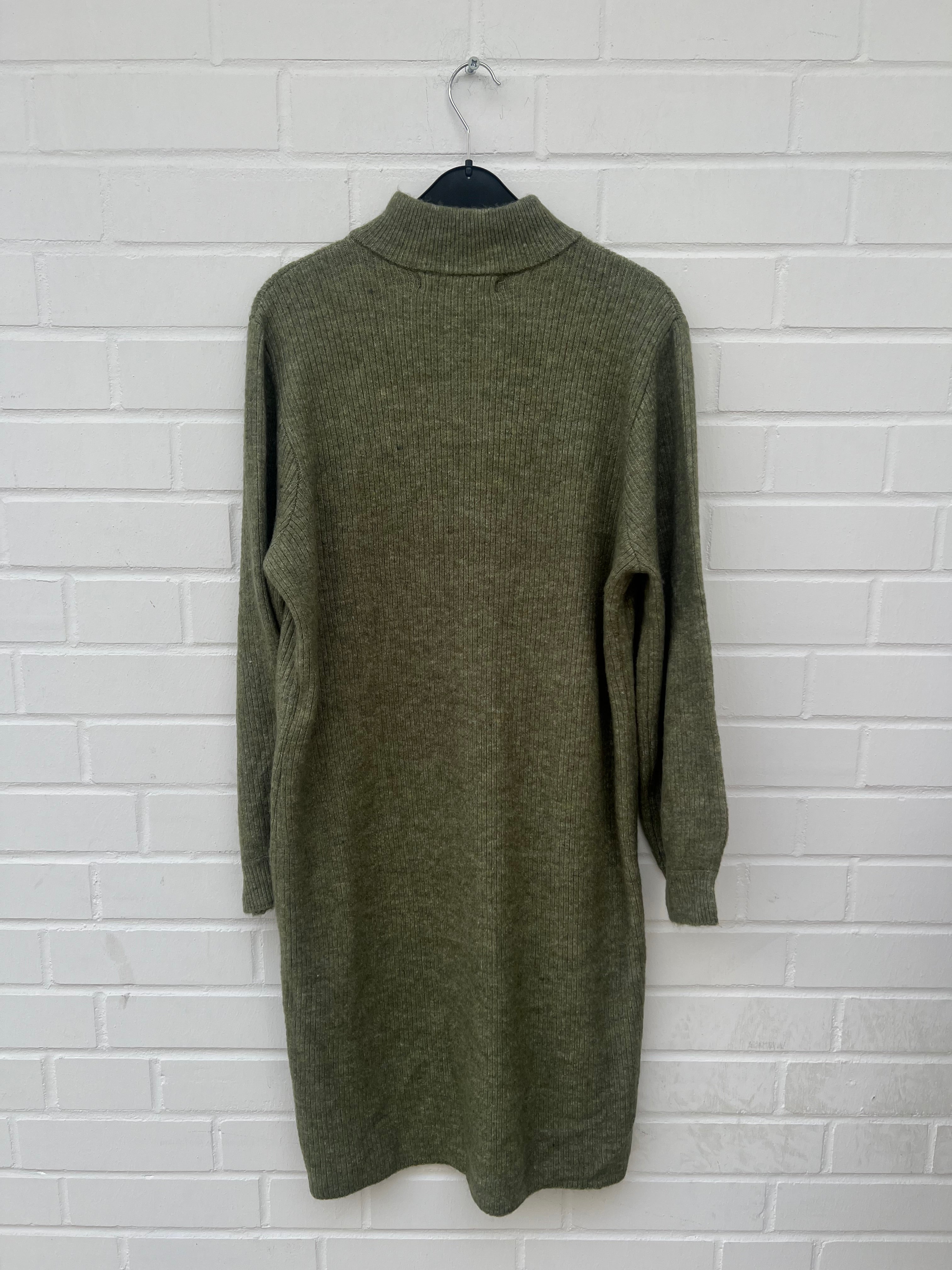 Vero Moda Curve Pullover Zip-Kleid in grün Gr46