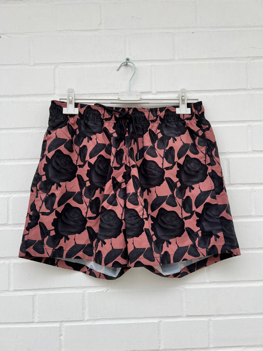 Badehose schwarz braun rose Gr.M