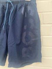 (31) Badehose dunkelblau logo
