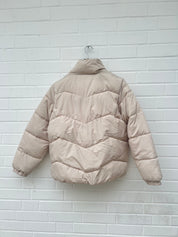 Vero Moda Curve Pufferjacke in Creme Gr46