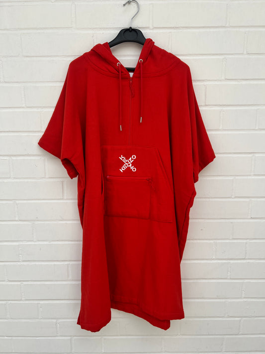 (115) Kenzo Badehoodie orange kurzarm