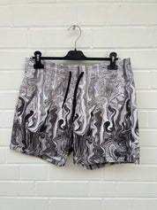 (167) Carlo Colucci Badehose schwarz weiß