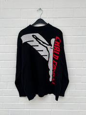 (138) Carlo Colucci Strickpullover schwarz