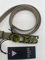 GUESS Gürtel Grün Glitzer