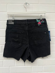 REPLAY Ripped Jeans Short Schwarz Gr26