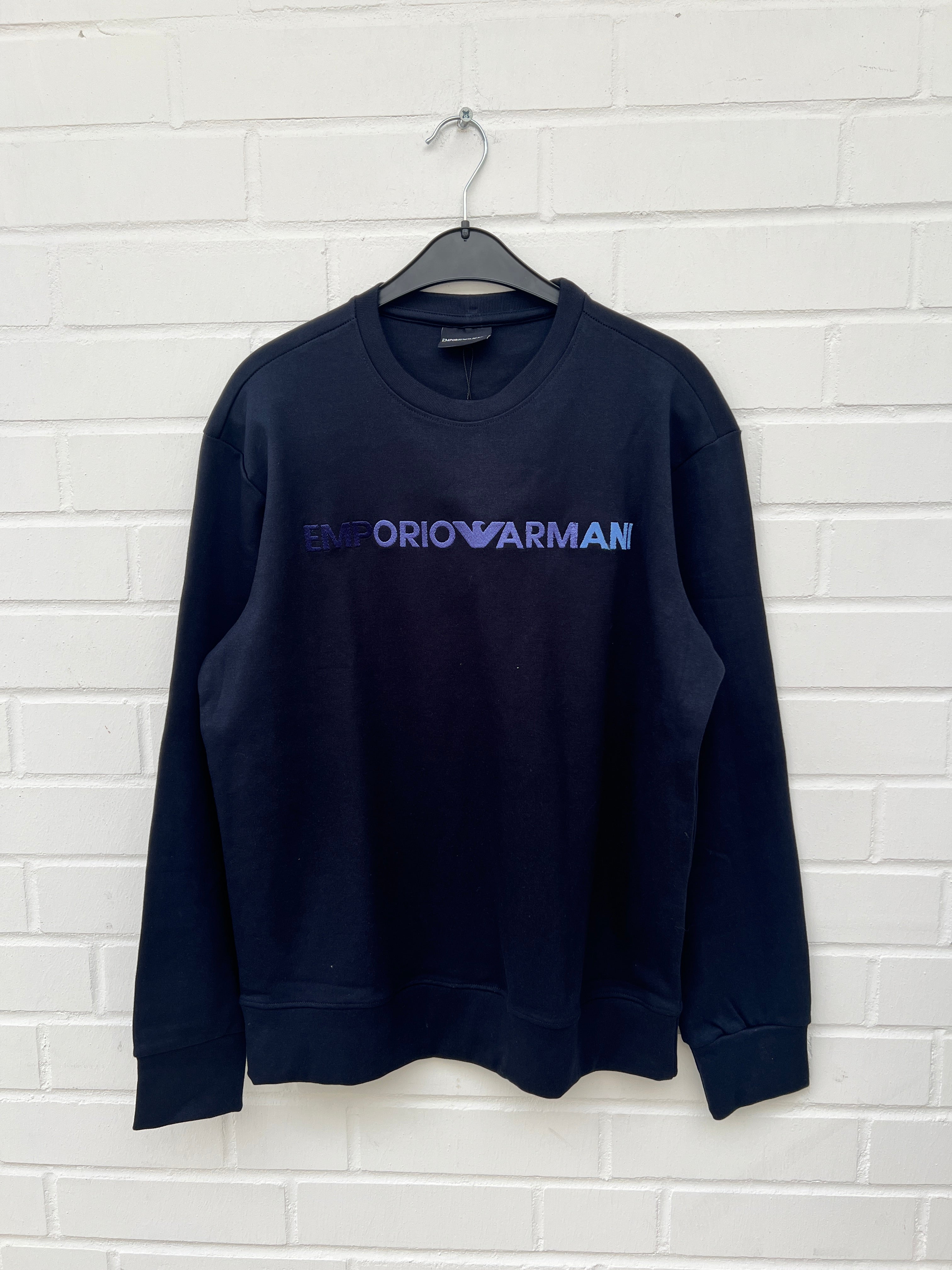 (91) EMPORIO ARMANI Sweatshirt navyblau