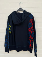 (Stange2) Carlo Colucci Hoodie dunkelblau Gr. S